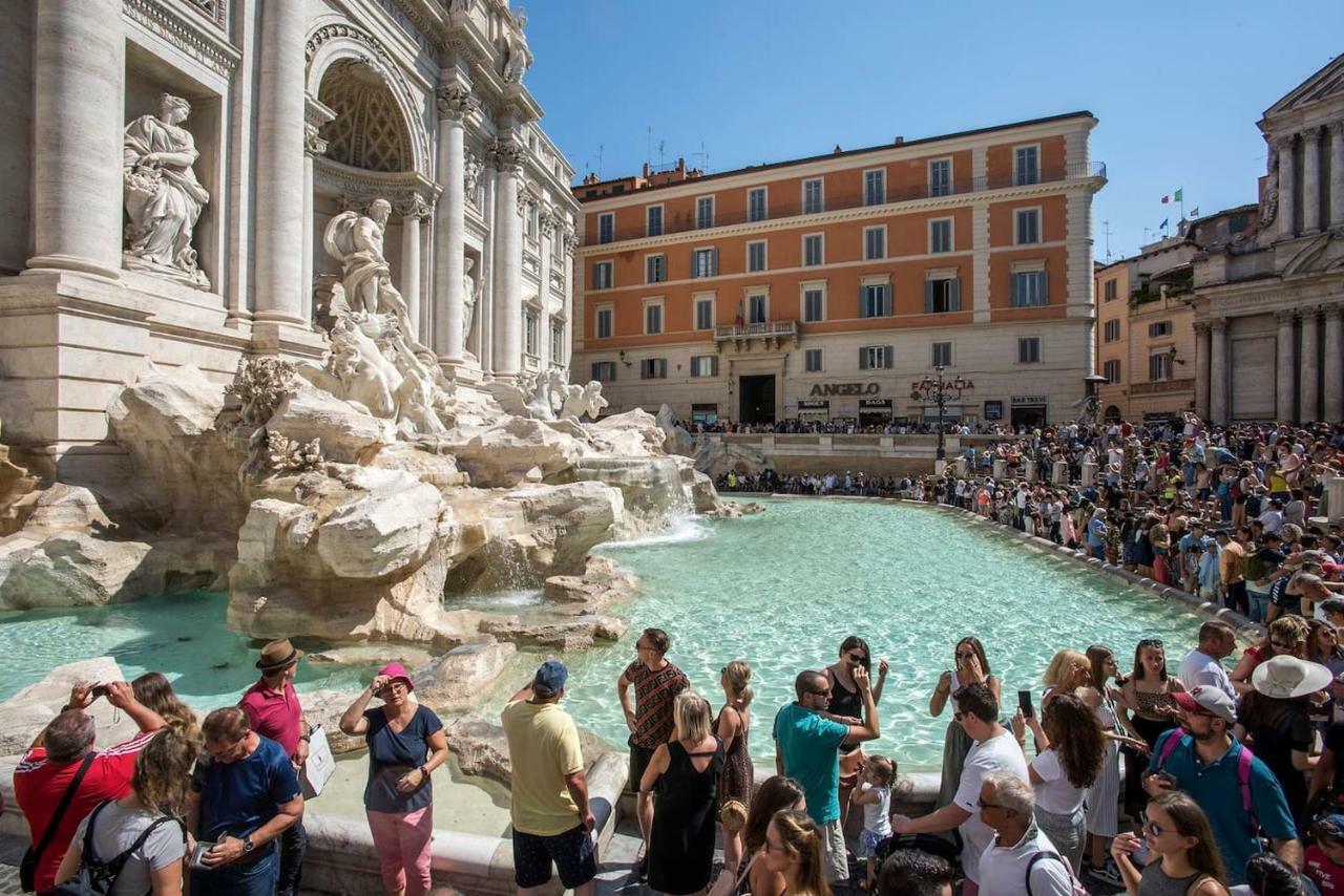 로마 La Finestra Su Fontana Di Trevi - Charming View 아파트 외부 사진